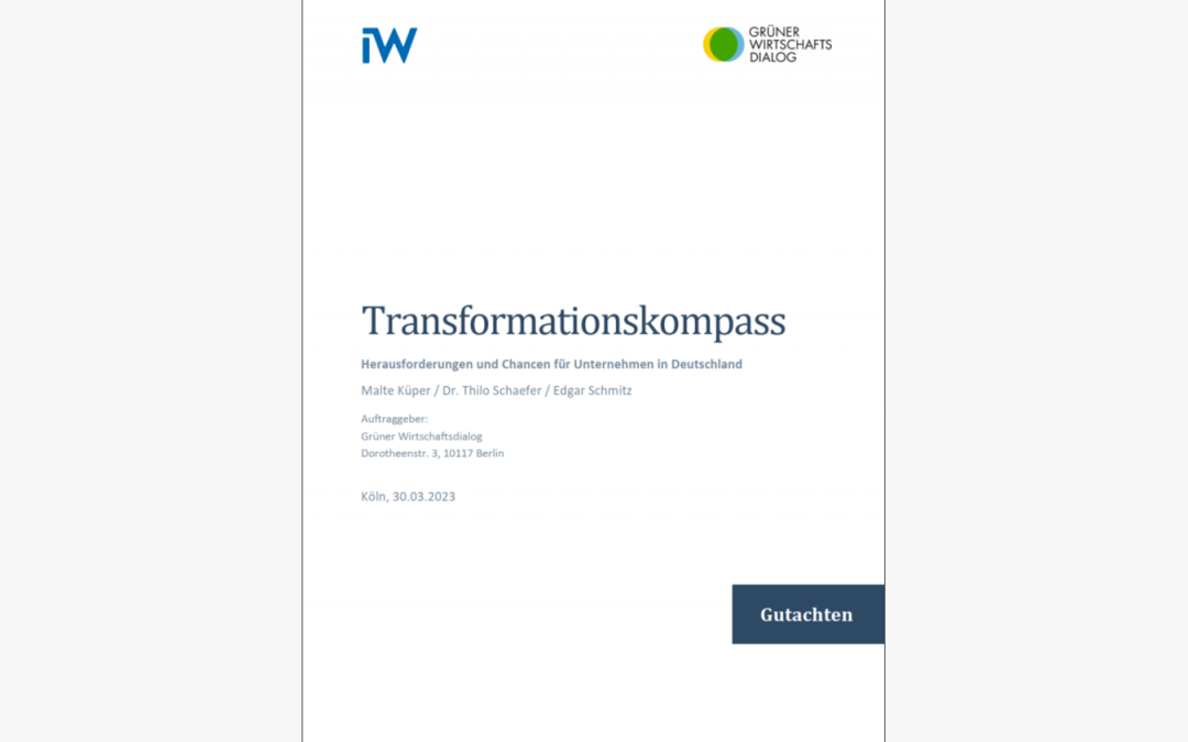 Transformationskompass – IW-Studie im Auftrag des GWD