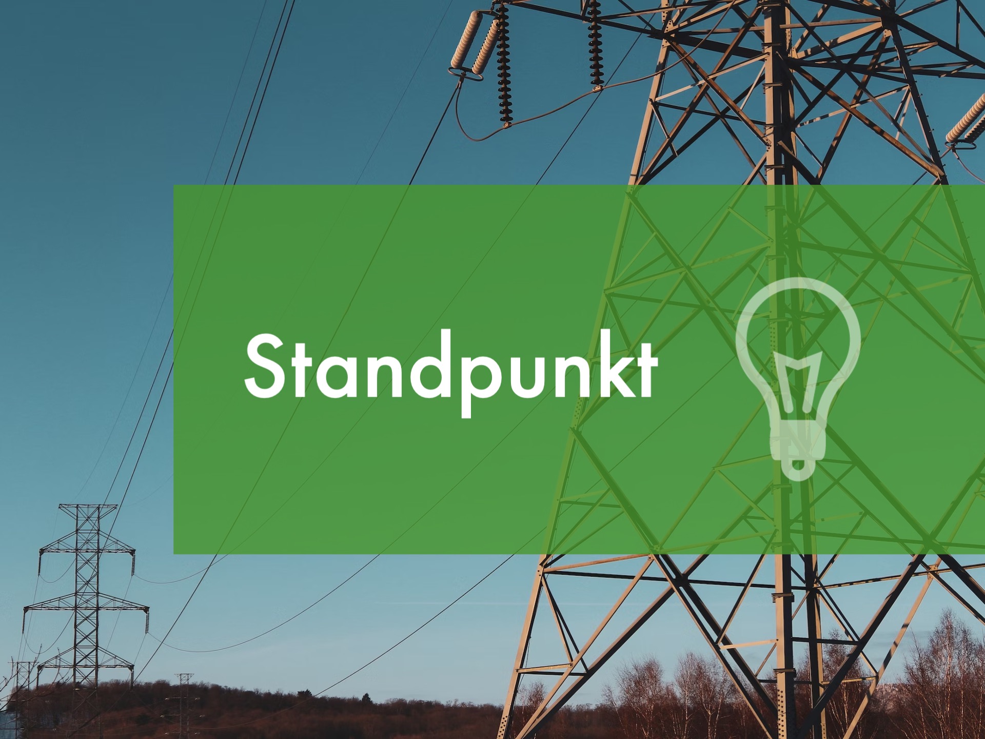 Standpunkt Energie Industriestrompreis Gr ner Wirtschaftsdialog